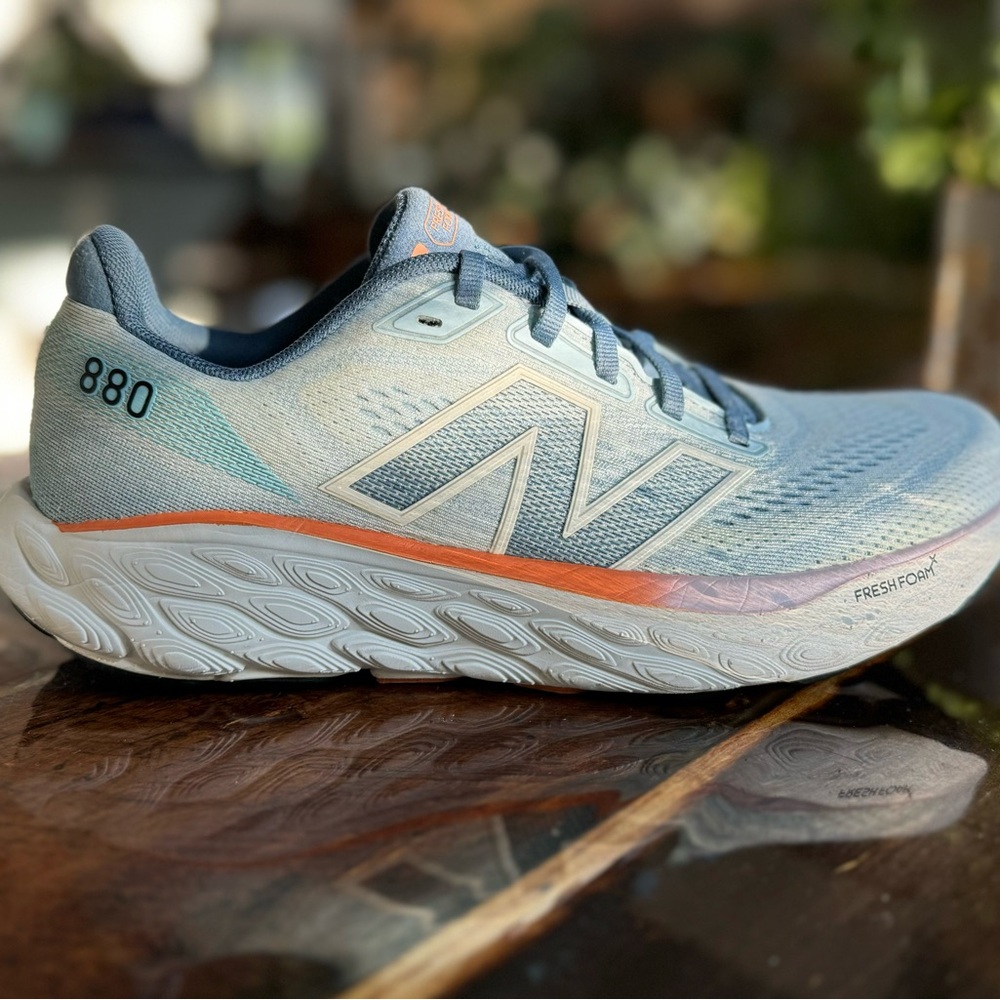 New Balance Women's FreshFoam 880 - Blue and Orange
